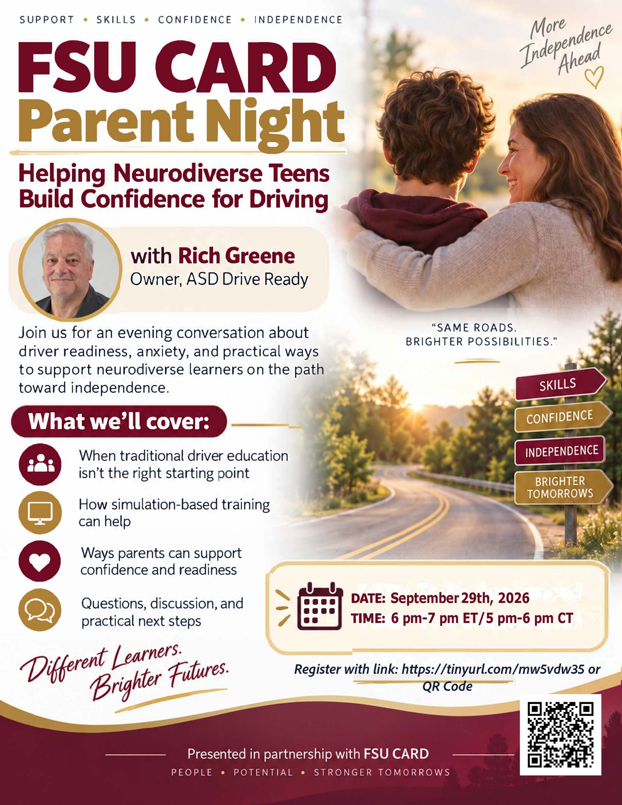 FSU CARD Parent Night - ASD-to-Drive Meeting