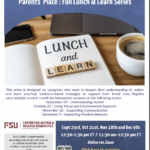 Parents' Place - Fall Lunch and Learn Series